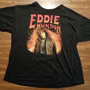 STRANGER THINGS EDDIE MUNSON T-SHIRT - 2XL // Netflix TV Show Horror Scary Tee